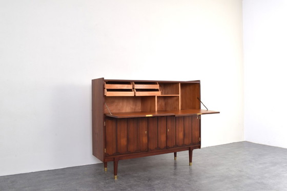 Image 1 of Mid-Century Norwegian Teak Highboard, 1960s.
