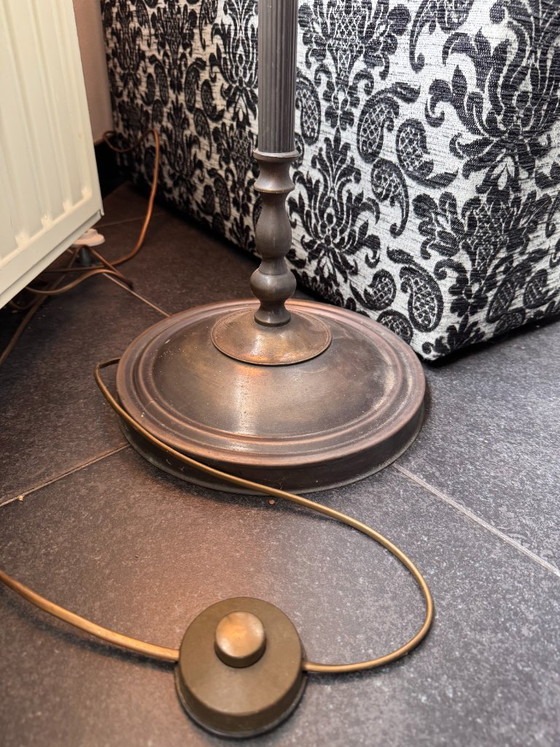 Lampada da terra vintage D&B Design Holland. In ottone con braccio girevole, anni '80. – Lampade da terra (photo 9 of 12)
