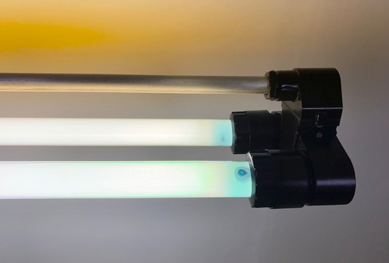 Image 1 of Lampada tubolare grigia industriale di Elektrosvit, anni '70