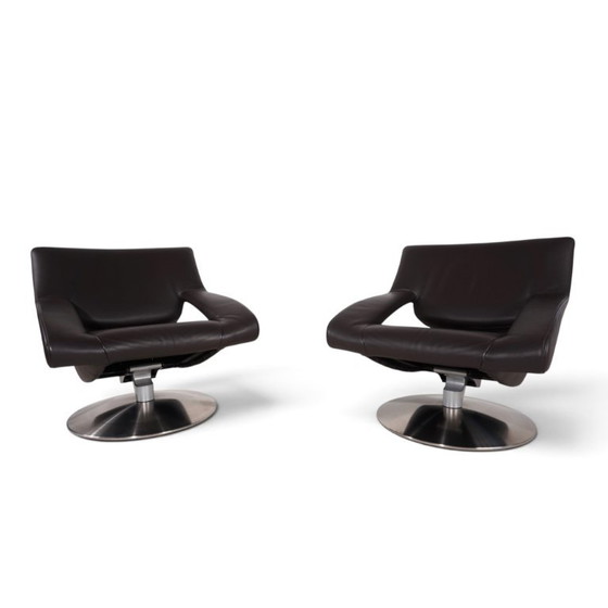 De Sede DS-255 Sillón Lounge Avantgarde en Cuero Marrón Oscuro, 2000 – Sillones, Leather (photo 13 of 20)