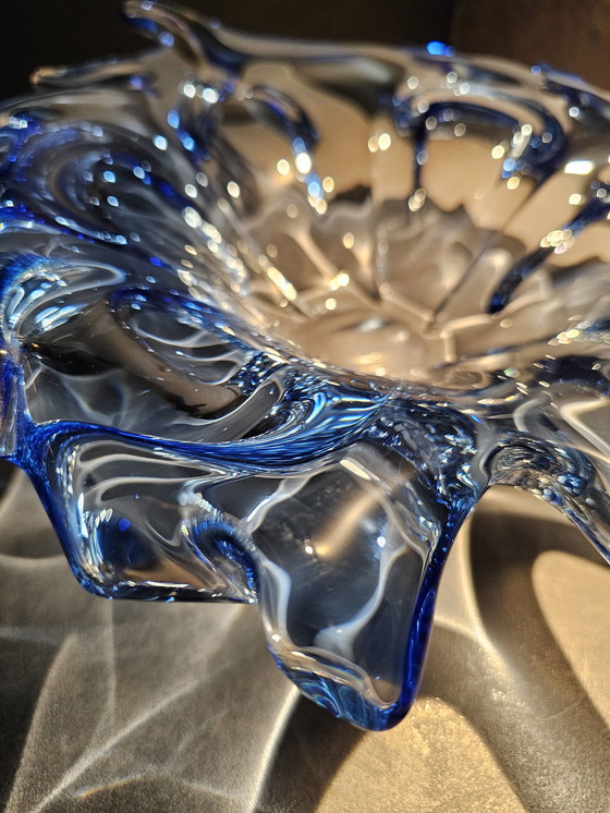 Image 1 of Unique Murano bowl in the shape of a leaf