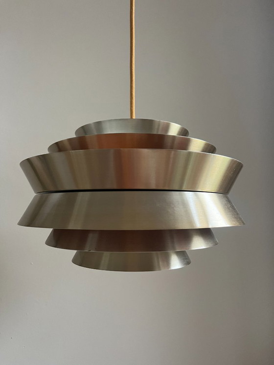 Image 1 of Suspension vintage Trava - Carl Thore - Lampe design suédoise
