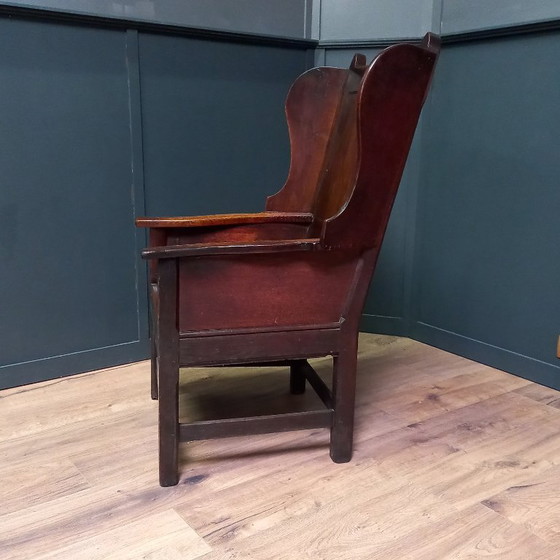 Image 1 of Fauteuil, chaise de berger, chaise d'agneau.