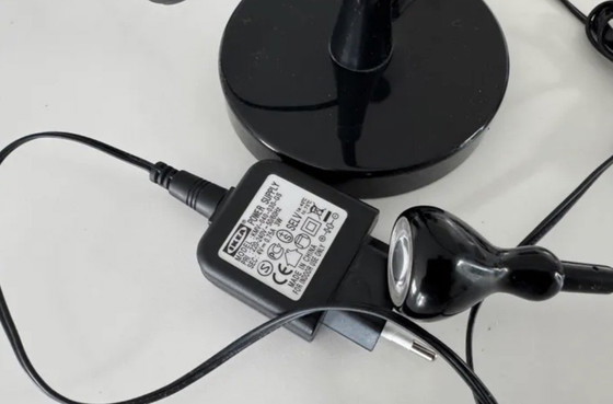 Set of 3 Vintage IKEA Jansjö LED Table / Desk Lamps – Black – Flexible – Table lamps, Plastic (photo 2 of 7)