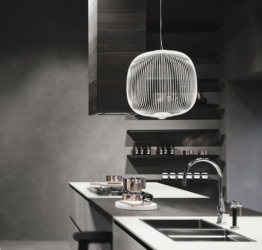 2x Foscarini Spokes 2 LED Dimbaar Wit