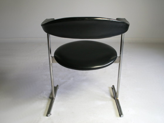 Image 1 of Bullhorn Chair RAR Hans Kaufeld 60th Kontor Chair Leather armchair