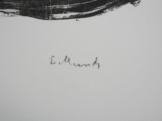 Edvard Munch : Broche, Eva Mudocci, Lithographie Signée – Lithographies et sérigraphies, Paper (photo 10 of 10)