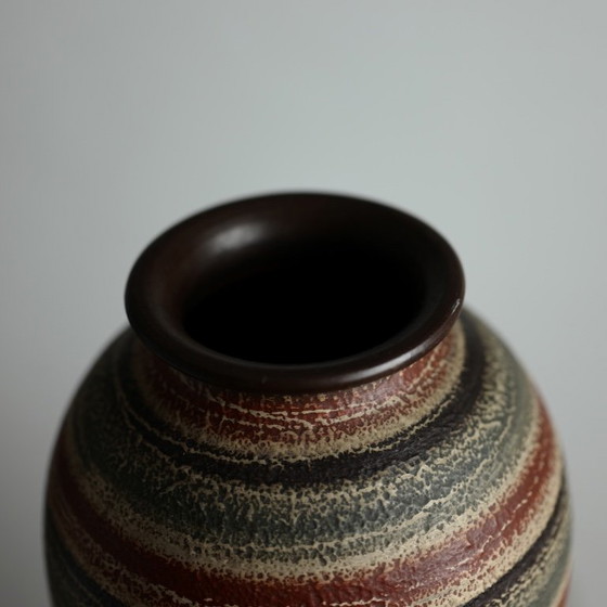 Large Handcrafted Ceramic Vase, Germany, 1956 – Possibly Westerwald / SAWA Circle (photo 5 of 8)