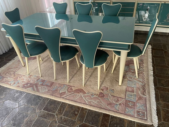 Image 1 of Set da pranzo italiano completo di metà secolo di Umberto Mascagni - anni '50-'60