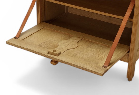 Image 1 of Eiken dressoir/bar van Guillerme & Chambron voor uw huis