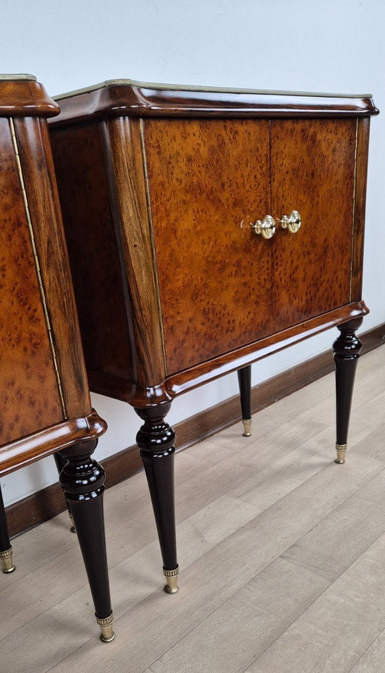 Image 1 of Art Deco bedside tables from the Marche region