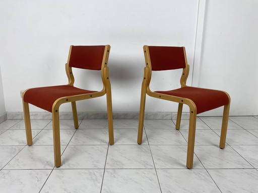 4x Kvist Danemark Chaise de salle à manger design scandinave