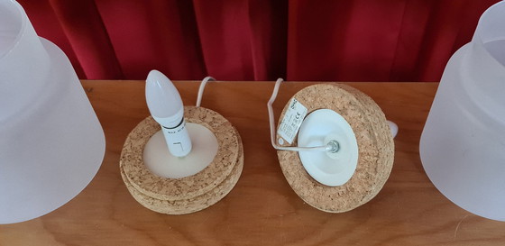 Image 1 of 2x IKEA Sinnerlig años 80
Lámpara de mesa de vidrio esmerilado