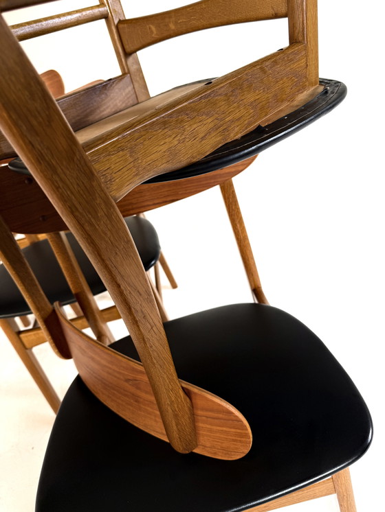 Image 1 of 4x chaises de salle à manger danoises vintage, Farstrup Møbler '60