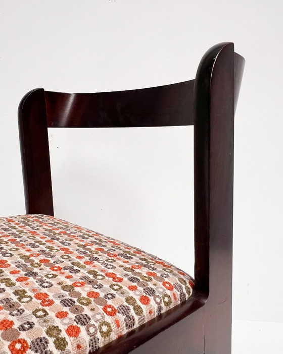 Image 1 of Set di 4 sedie Willy Rizzo rivestite, anni '60