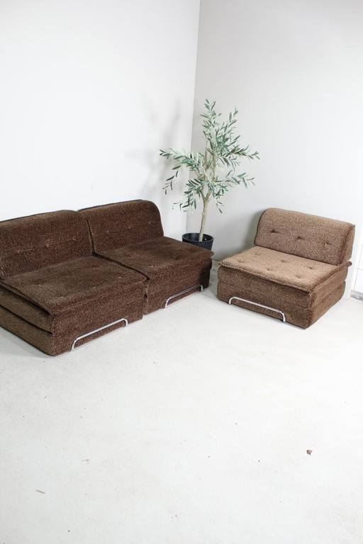 Canapé modulaire vintage des années 70