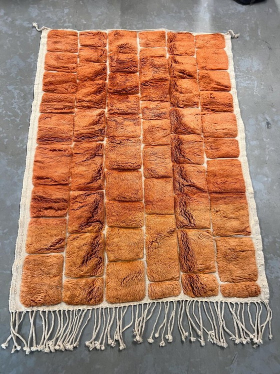 Image 1 of Tapis marocain artisanal décoré 250cmx150cm 