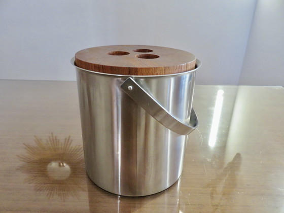 Image 1 of Ice Bucket, Arne Jacobsen, Stelton Denmark 1960s