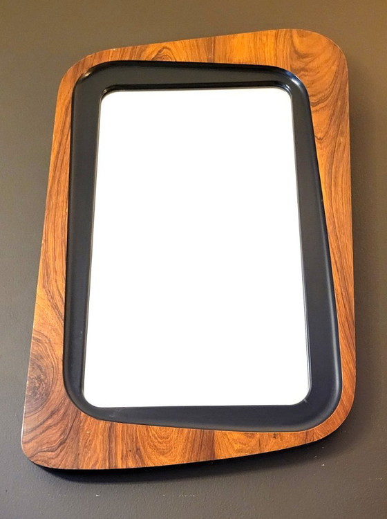 Image 1 of Glas & Trä Sweden Rosewood Mirror 50"