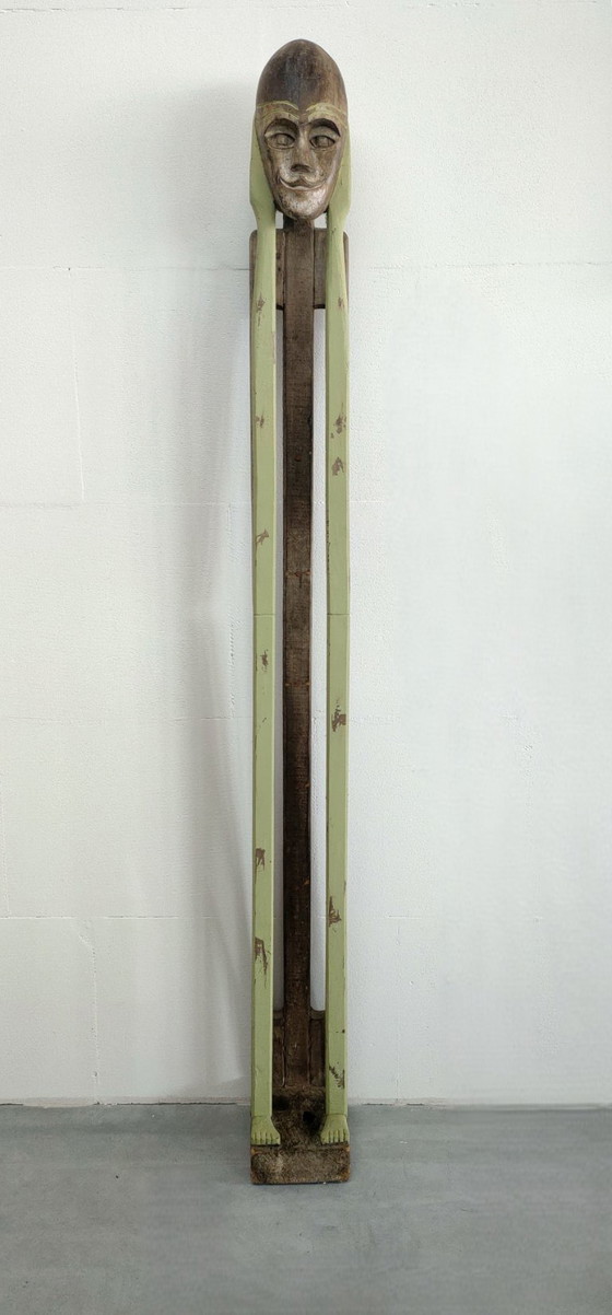 Image 1 of Unique Tribal Art wooden sculpture art object