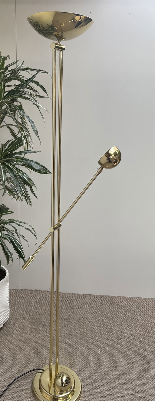 Vintage Stehlampe aus Messing von HB Design