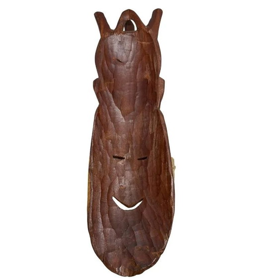 Handgesneden Houten Tribale Masker – Marka Stijl – Afrikaanse Wanddecoratie – Beeldhouwkunst, Wood (photo 4 of 4)