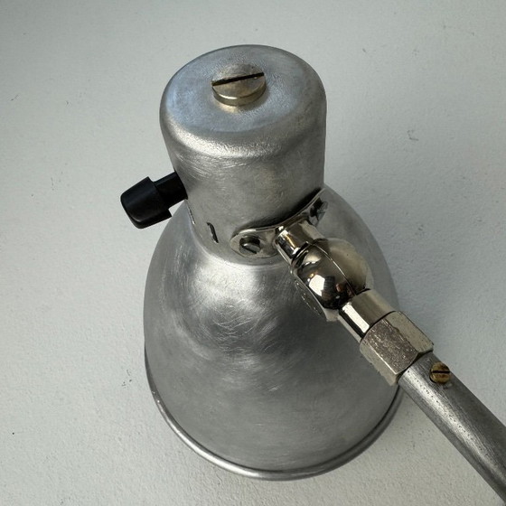 Image 1 of ALTE GROSSE LAMPE INDUSTRIELLE AKKORDEON-WANDLEUCHTE