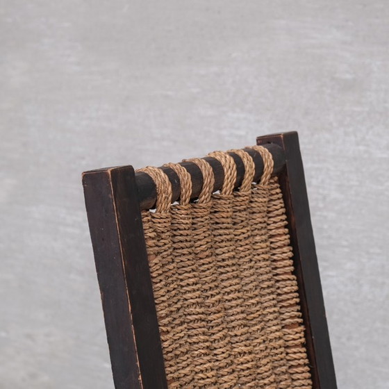 Image 1 of Set di sei sedie da pranzo francesi in stile Art Déco attribuite a Francis Jourdain