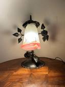 LAMPE ART NOUVEAU MULLER FRÈRES PÂTE DE VERRE CIRCA 1920