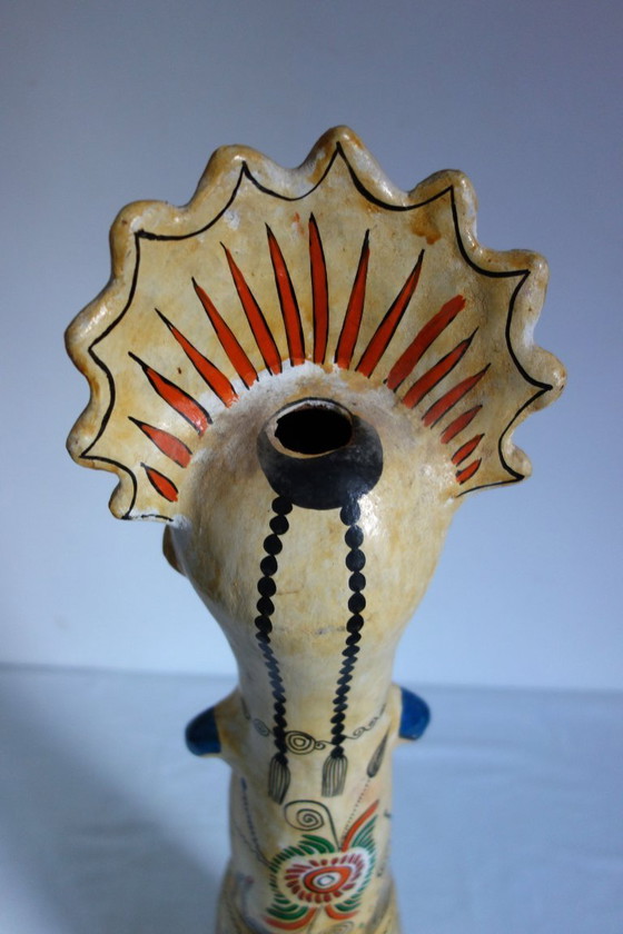 Image 1 of Grande scultura in ceramica d'epoca, Tonala, Messico
