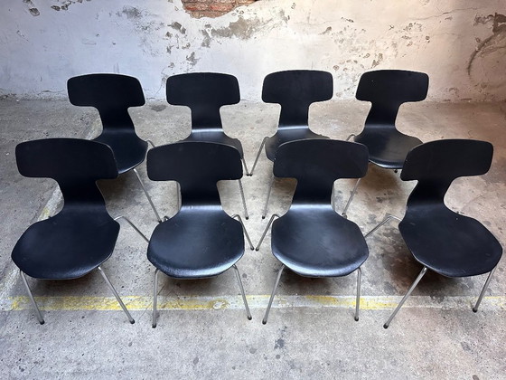 Image 1 of Sedie vintage, sedie Hammer di Fritz Hansen