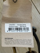 Lámpara de sujetadores Bepurehome