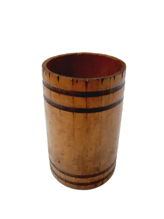 Image 1 of Tazza di legno d'epoca