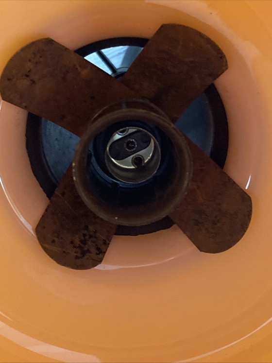 Image 1 of 2 Opaline pendant lights by Massimo Vignelli Made in Italy vintage 