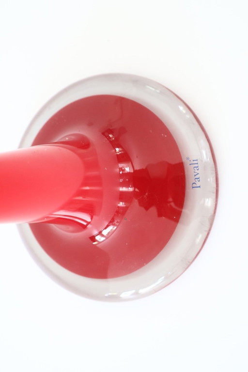 Vase vintage rouge Pavali