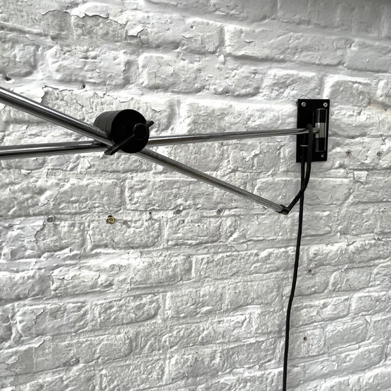 Image 1 of Angling lamp / wall lamp black steel