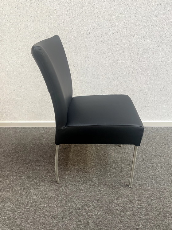 Image 1 of Dining Room Set Table Danish Oval 300 cm and 8 Chairs Toledo (Black)