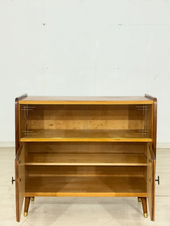 Image 1 of Mid-century vintage chest of drawers, display cabinet, living room cabinet, sideboard