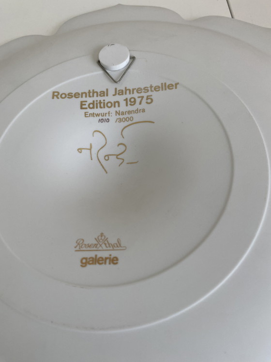 Image 1 of Rosenthal year board edition 1975 Entwurf Narera