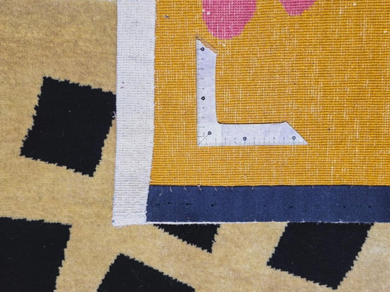 Alfombra de lana anudada a mano – Inspirada en el jazz Les Codomas de Matisse, con reverso de algodón (260 x (photo 6 of 6)