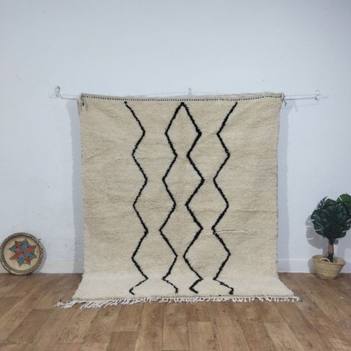 Diamond Berber Rug – Diamant Berbertapijt | Moroccan Wool Rug | 215 × 183 cm