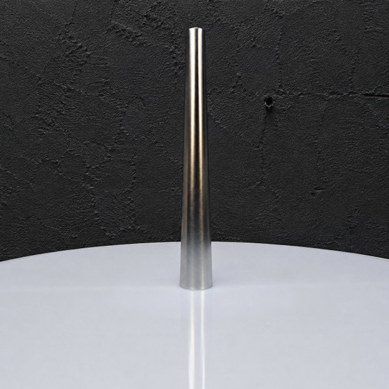 Vintage space age design vloerlamp DAB Spanje David Abad (1990s) space needle – Vloerlampen, Chrome, Textile (photo 8 of 15)