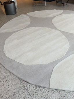 Tappeto Brink and Campman Marimekko Isot Kivek Bianco Naturale NUOVO
