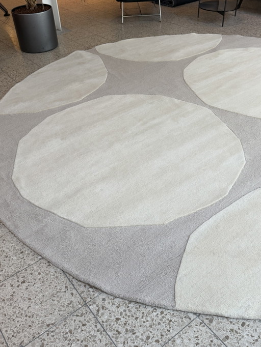 Alfombra Brink and Campman Marimekko Isot Kivek Blanco Natural NUEVA