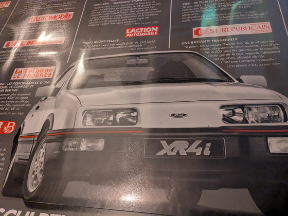 Image 1 of Ford Sierra poster original 1984