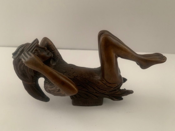 Image 1 of Escultura de Ernst Fuchs, Arte en bronce, Reina de la noche, Papageno, Arte de Papagena, Las bellas artes, La flauta mágica