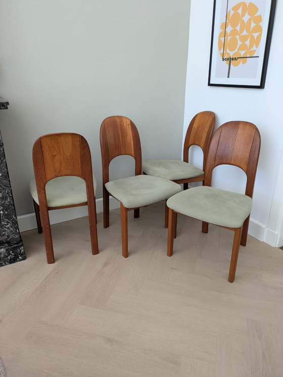 Image 1 of Vintage Danish set, 4 dining chairs, Holstebro