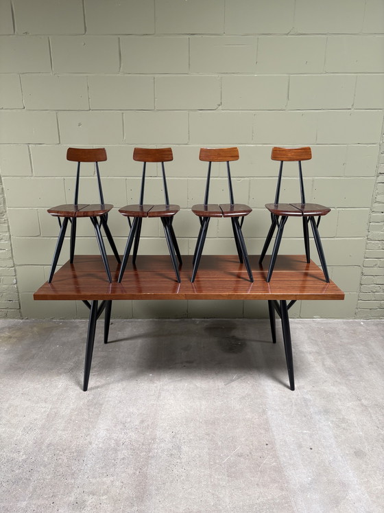 Grupo de asientos Artek modelo Pirkka de Ilmari Tapiovaara – Conjuntos de comedor, Wood (photo 10 of 15)