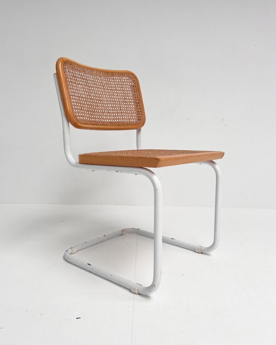 Image 1 of Set of 2 Italian webbing chairs, 1970s