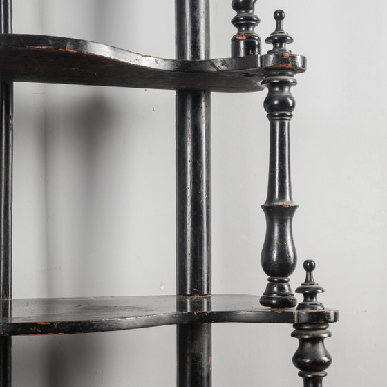 19th Century Étagère Bookcase with Open Shelves – Shelving unit, Klassiek (photo 36 of 39)